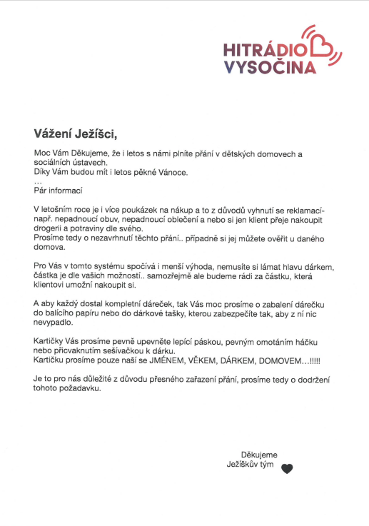 Milý Ježíšci